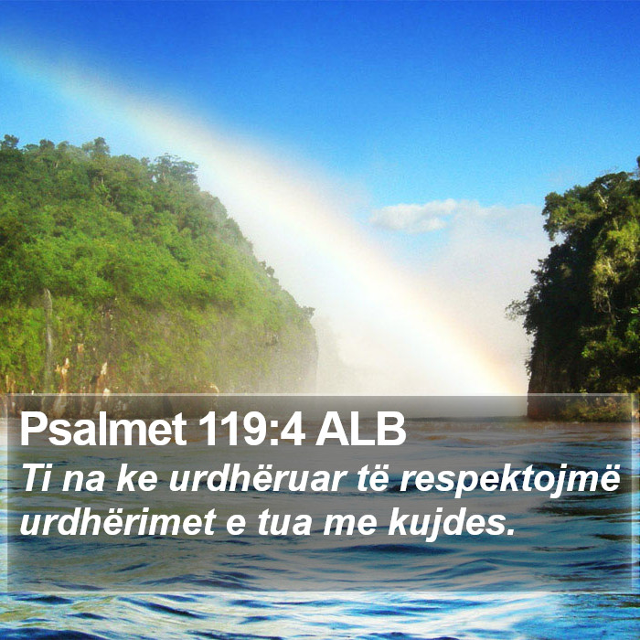 Psalmet 119:4 ALB Bible Study