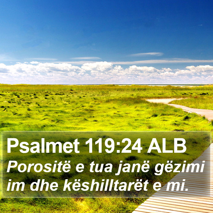 Psalmet 119:24 ALB Bible Study