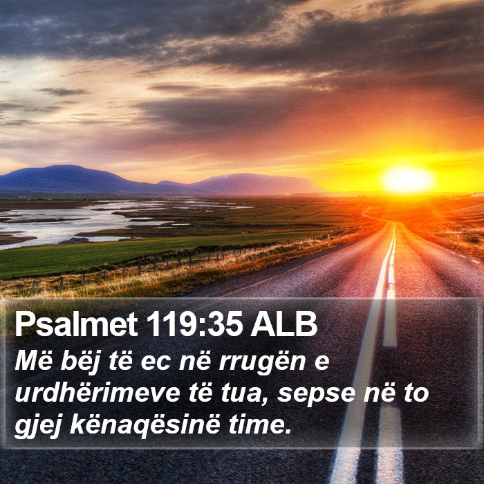 Psalmet 119:35 ALB Bible Study