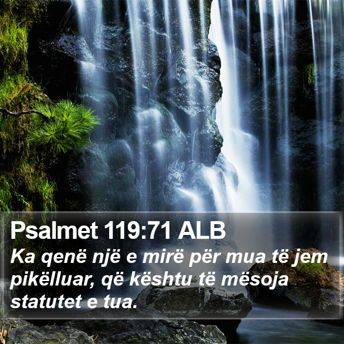 Psalmet 119:71 ALB Bible Study