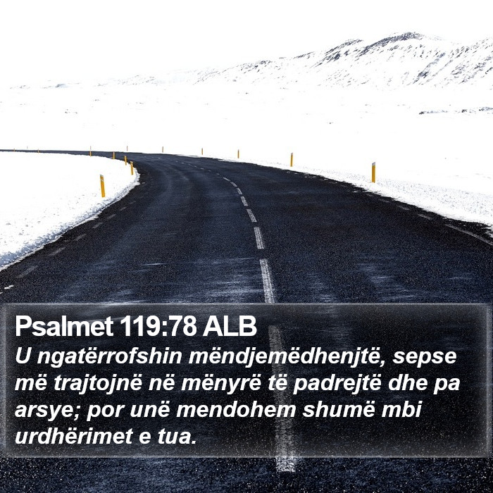 Psalmet 119:78 ALB Bible Study