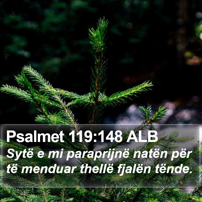 Psalmet 119:148 ALB Bible Study