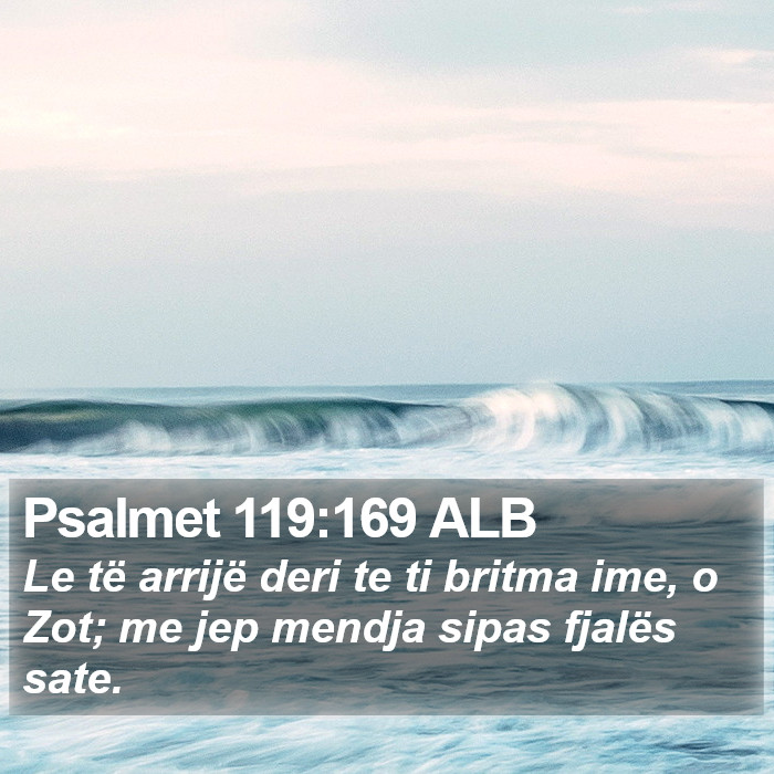 Psalmet 119:169 ALB Bible Study