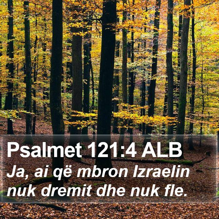 Psalmet 121:4 ALB Bible Study