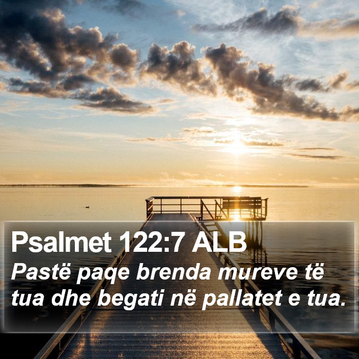 Psalmet 122:7 ALB Bible Study