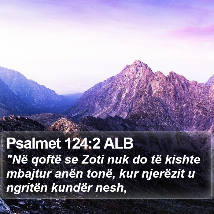 Psalmet 124:2 ALB Bible Study