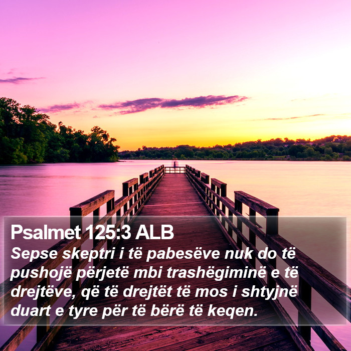 Psalmet 125:3 ALB Bible Study