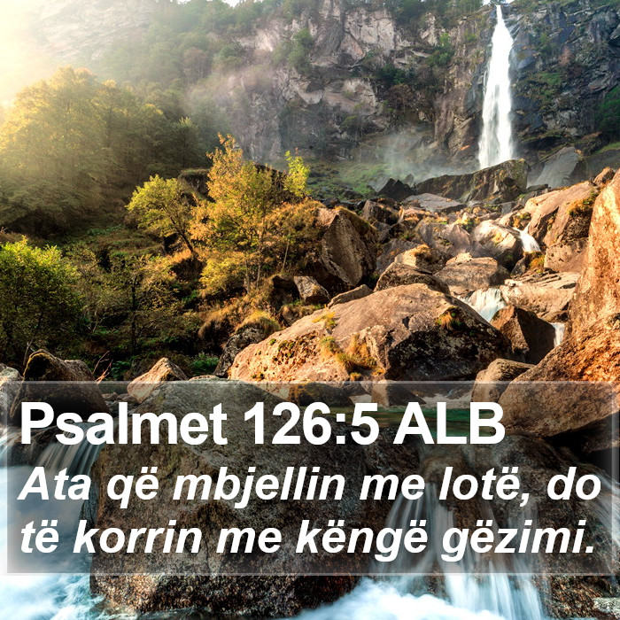 Psalmet 126:5 ALB Bible Study