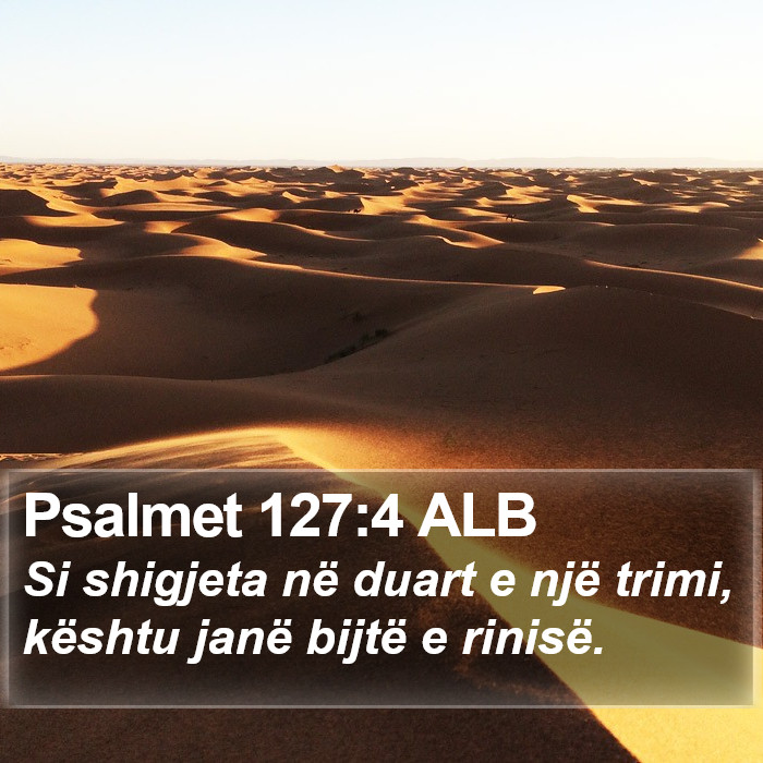 Psalmet 127:4 ALB Bible Study