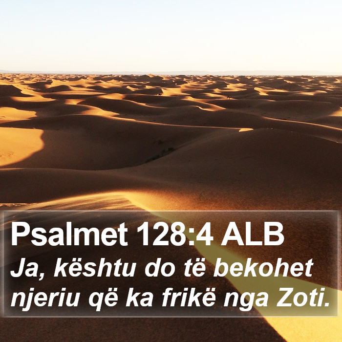 Psalmet 128:4 ALB Bible Study