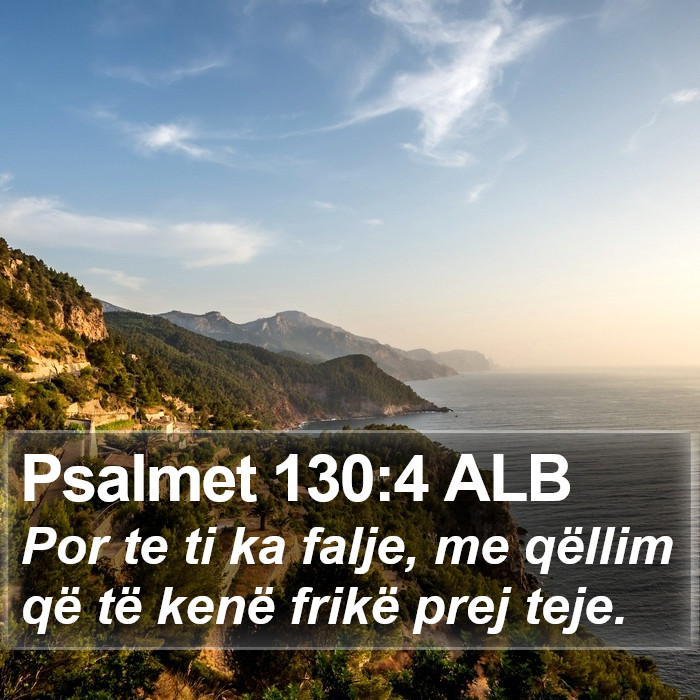Psalmet 130:4 ALB Bible Study