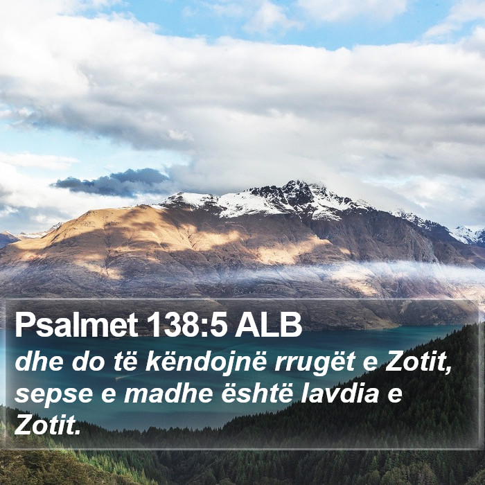 Psalmet 138:5 ALB Bible Study