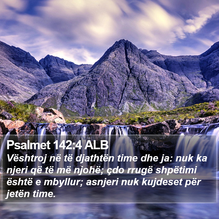 Psalmet 142:4 ALB Bible Study