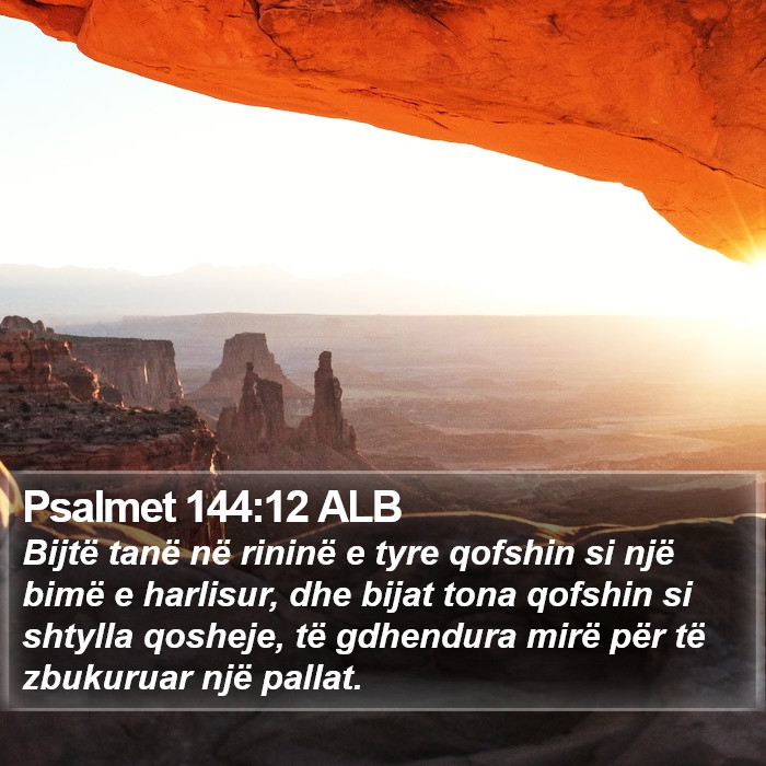 Psalmet 144:12 ALB Bible Study