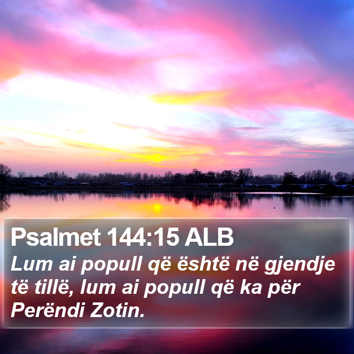 Psalmet 144:15 ALB Bible Study
