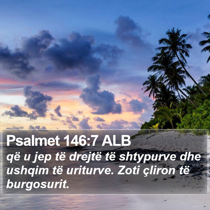 Psalmet 146:7 ALB Bible Study