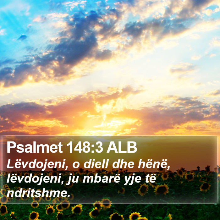 Psalmet 148:3 ALB Bible Study