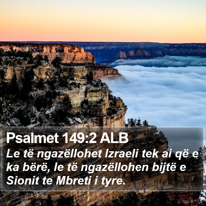 Psalmet 149:2 ALB Bible Study