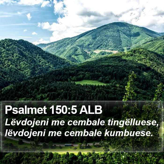Psalmet 150:5 ALB Bible Study