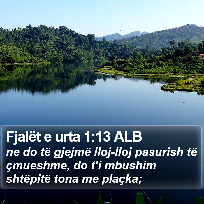 Fjalët e urta 1:13 ALB Bible Study