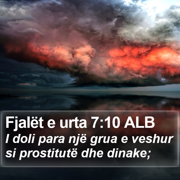 Fjalët e urta 7:10 ALB Bible Study