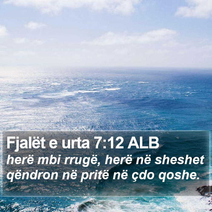 Fjalët e urta 7:12 ALB Bible Study