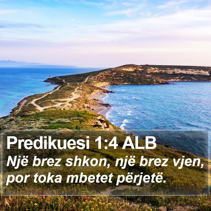 Predikuesi 1:4 ALB Bible Study