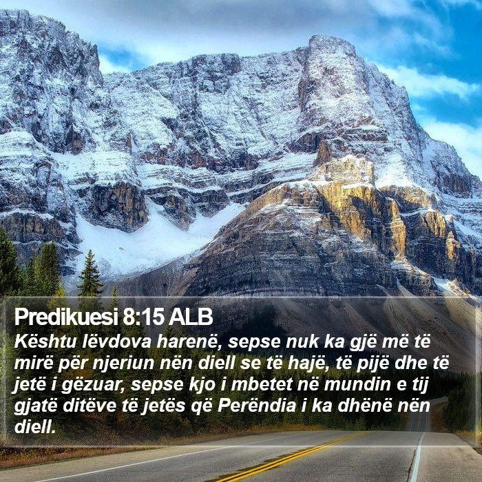 Predikuesi 8:15 ALB Bible Study