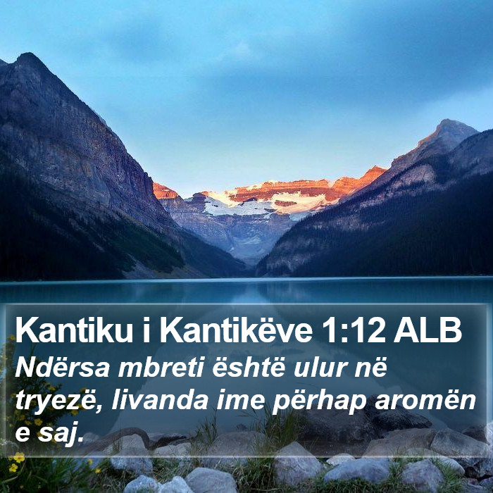 Kantiku i Kantikëve 1:12 ALB Bible Study