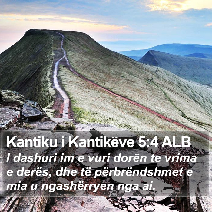 Kantiku i Kantikëve 5:4 ALB Bible Study