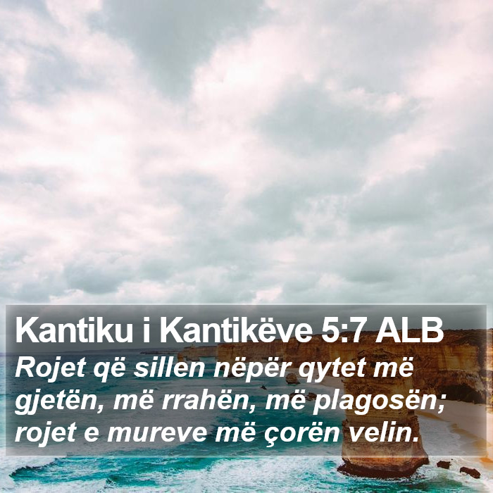 Kantiku i Kantikëve 5:7 ALB Bible Study