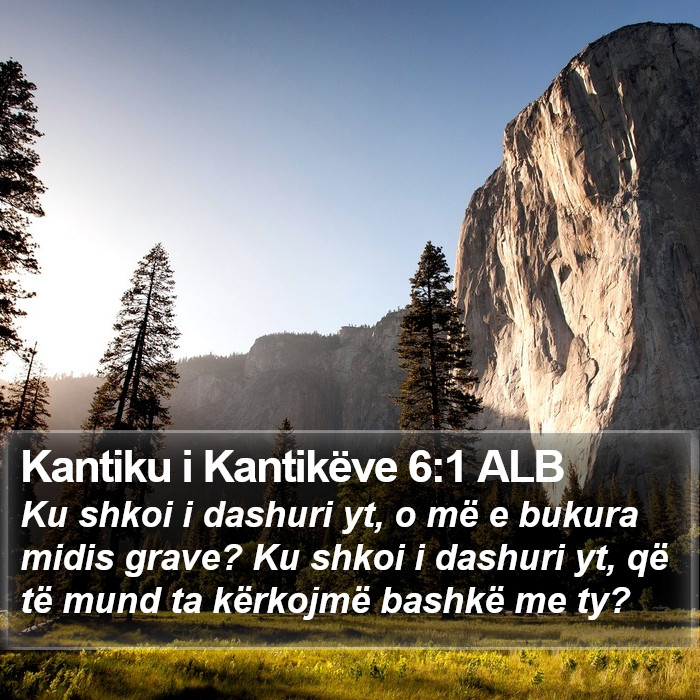 Kantiku i Kantikëve 6:1 ALB Bible Study