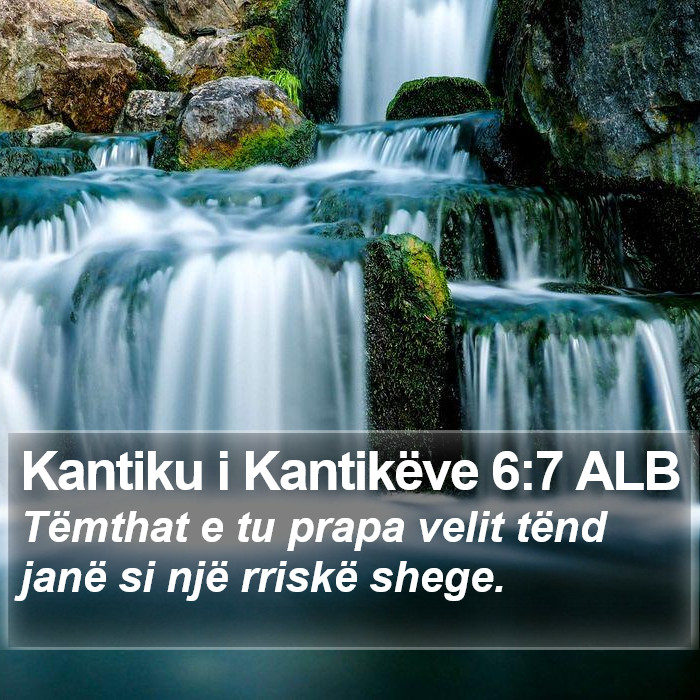 Kantiku i Kantikëve 6:7 ALB Bible Study