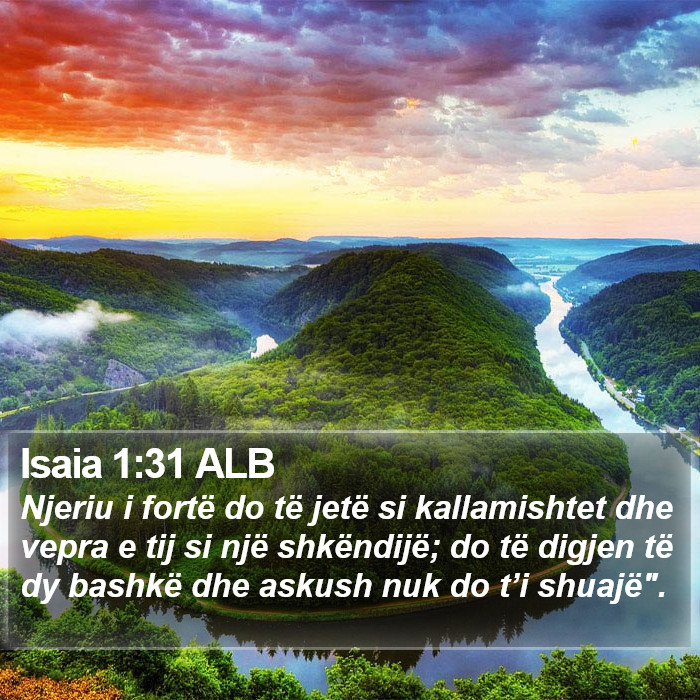 Isaia 1:31 ALB Bible Study