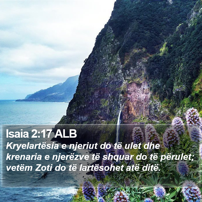 Isaia 2:17 ALB Bible Study