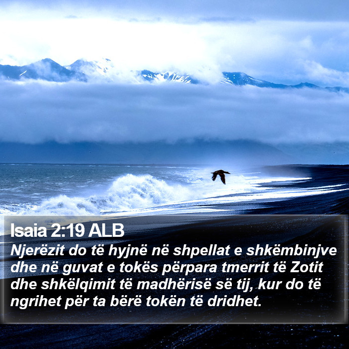 Isaia 2:19 ALB Bible Study