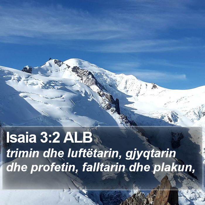 Isaia 3:2 ALB Bible Study