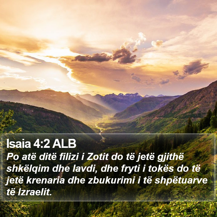 Isaia 4:2 ALB Bible Study