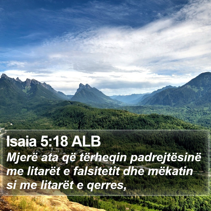 Isaia 5:18 ALB Bible Study
