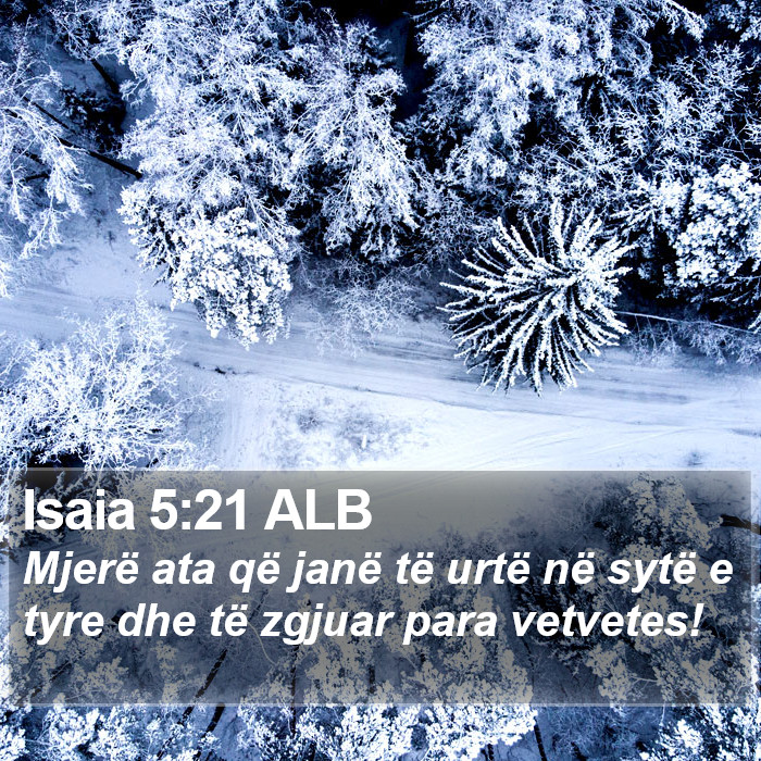 Isaia 5:21 ALB Bible Study