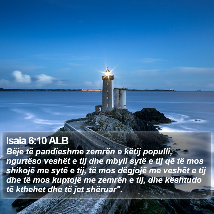 Isaia 6:10 ALB Bible Study