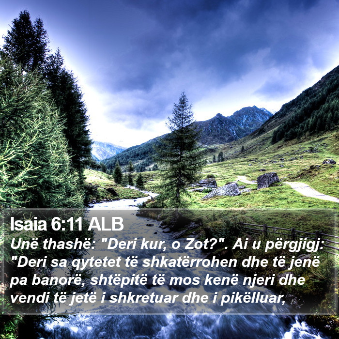 Isaia 6:11 ALB Bible Study