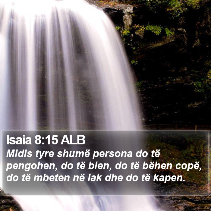 Isaia 8:15 ALB Bible Study