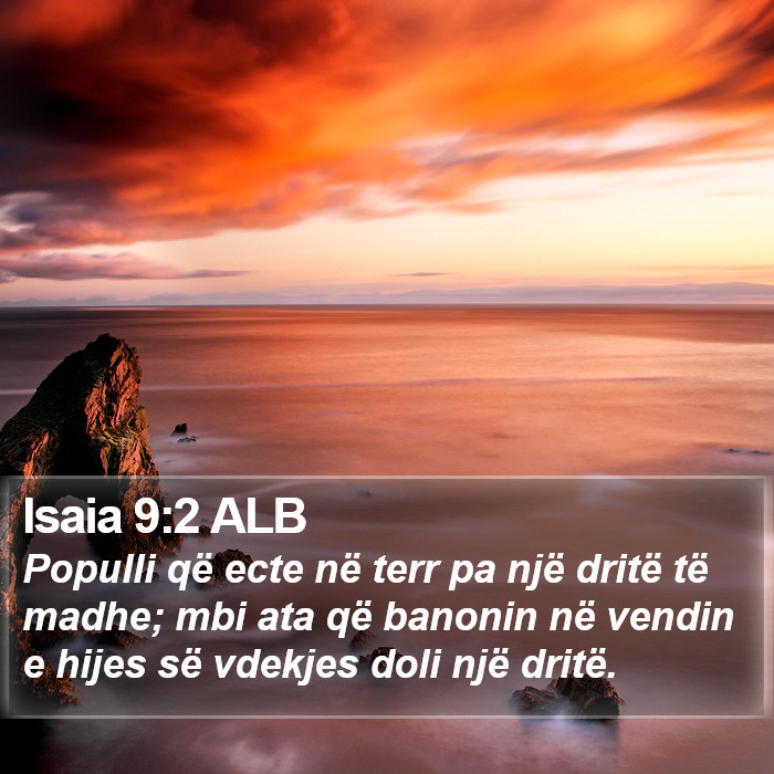 Isaia 9:2 ALB Bible Study