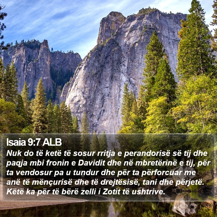 Isaia 9:7 ALB Bible Study