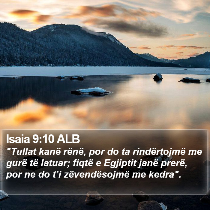 Isaia 9:10 ALB Bible Study