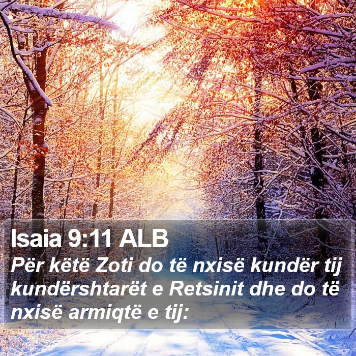 Isaia 9:11 ALB Bible Study
