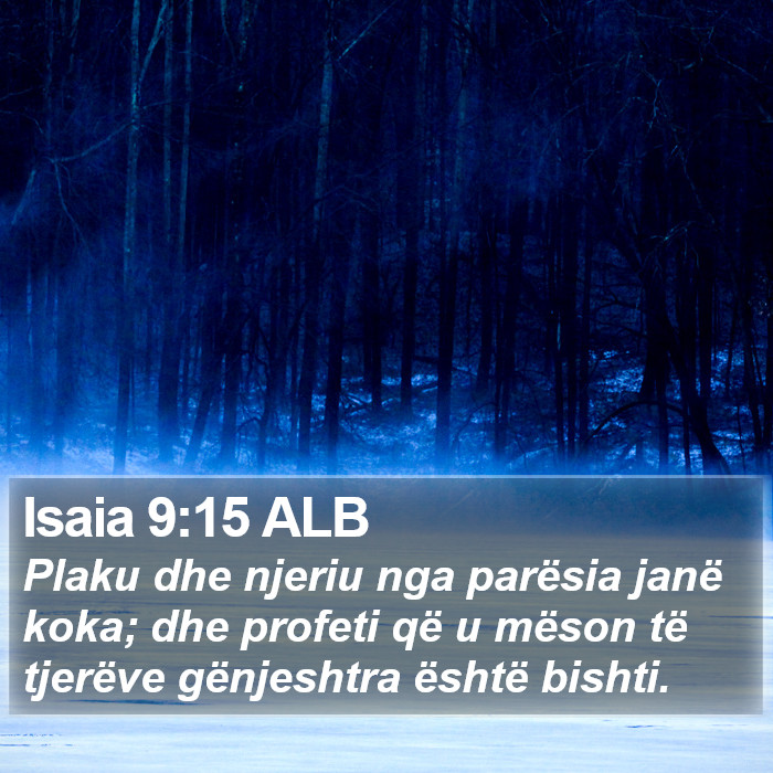Isaia 9:15 ALB Bible Study