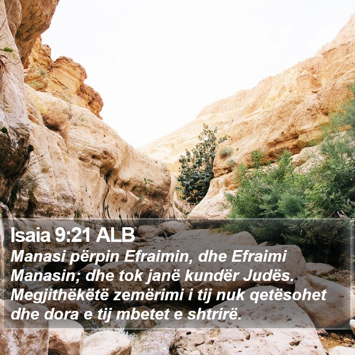 Isaia 9:21 ALB Bible Study