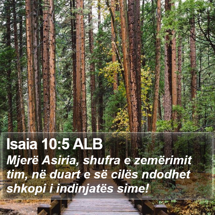 Isaia 10:5 ALB Bible Study